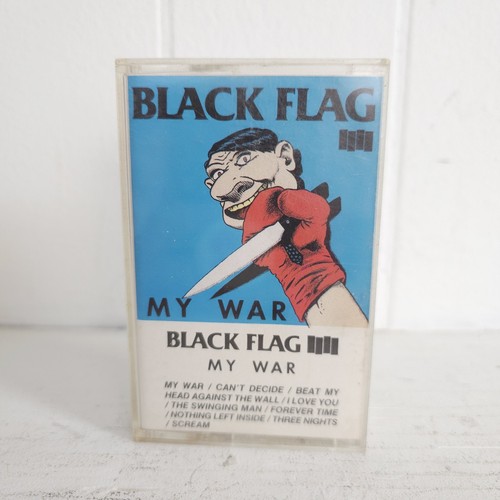 BLACK FLAG MY WAR SSTC 023 Cassette Tape Henry Rollins Punk Works Tested 1984