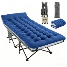Folding Camping Cot Portable Outdoor Bed for Adults, Heavy Duty Cots for Travel