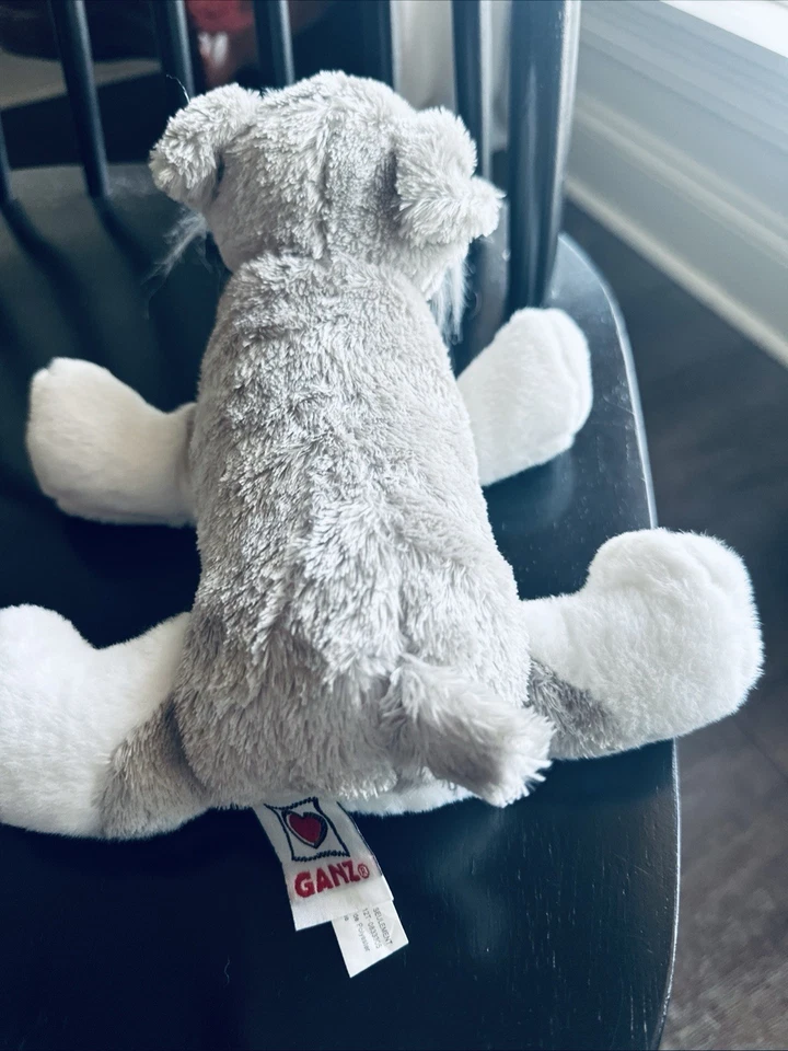 Webkinz HM159 plush toy Schnauzer Dog 8”-9”, No Code used - Image 4 of 4