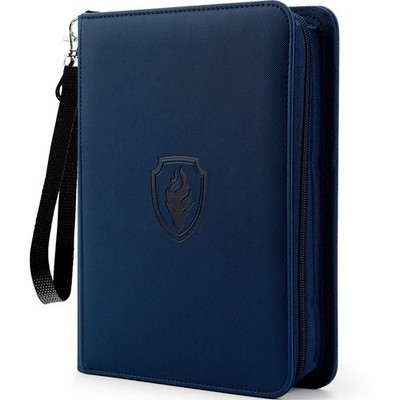Fabmaker Premium 4 Pocket Zip Card Binder, Trading Card Binder for 320  Cards,