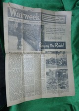March 12, 1945 War Week Newspaper WWII!