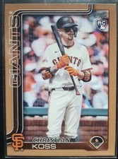 2025 Topps Update Series - Christian Koss #US174 Gold /2025 (RC)