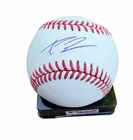 AJ Ewing Signed Baseball New York Mets Autographed Auto