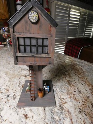 1 Each G  Scale  Trackside  Observation Tower  Handmade Redwood.