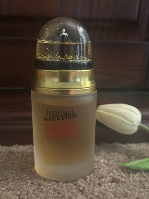 Vintage Jean Paul Gaultier Fragile Spray Perfume w/ Magnetic Snowglobe Top 