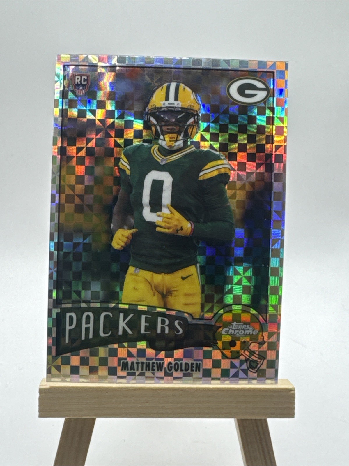 2025 Topps Chrome- Matthew Golden #1975-13 1975 Topps Insert X-Fractor (RC)