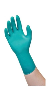 Ansell Einweghandschuhe Microflex 93-260 Größe 7,5-8 grün/blau Neopren/Nitril...