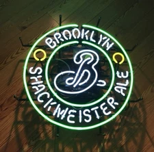 Brooklyn Brewery Shackmeister Ale Neon Sign w/Dimmer 24 x 24 Inches