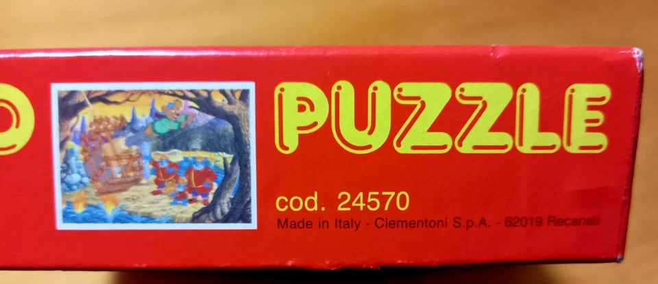 Clementoni 2x20: 2 Puzzle da 20 Pezzi Made In Italy Vintage Disney anni 90 Raro - Immagine 3 di 4
