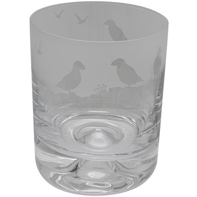 Animo Glas Papageientaucher Gravur Whisky Tumbler Ätztier Whiskyglas 300ml