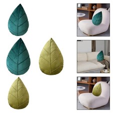 Leaf Decorative Pillow Plant Cushion Travel Home Household Plush Throw Pillow