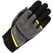 Oxford Dakar 1.0 Motorbike Motorcycle Gloves - Charcoal / Yellow