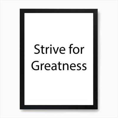 Motivationszitat 6 Kunstdruck gerahmt Wandbild Poster Leinwanddruck Bild