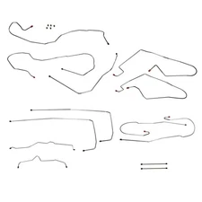 2000-07 Suburban Tahoe Escalade Traction Control Brake Line Kit Stainless Steel