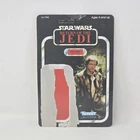 Star Wars Han Solo In Trench Coat UNPUNCHED 79 Card Back ROTJ Kenner Vintage