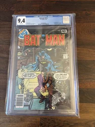 DC Comics Batman Volume 40 No. 313 Comic Book July 1979 Vintage 9.4 Grade