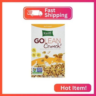 Kashi GoLean Crunch, Honey Almond Flax Cereal, 14 oz