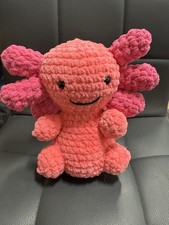 Crochet Stuffed Axolotl