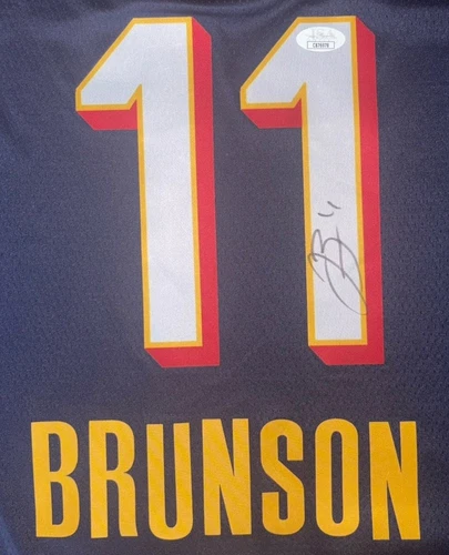 Jalen Brunson Signed 2025 NBA All Star Jersey JSA COA New York Knicks HOT