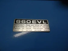 ECHO 660EVL STICKER DECAL  -----   BOX 578 B