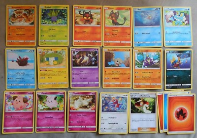 17 SONNE & MOND UNBROKEN BOND POKEMON KARTEN HOLO UNCOMMON.COMMON