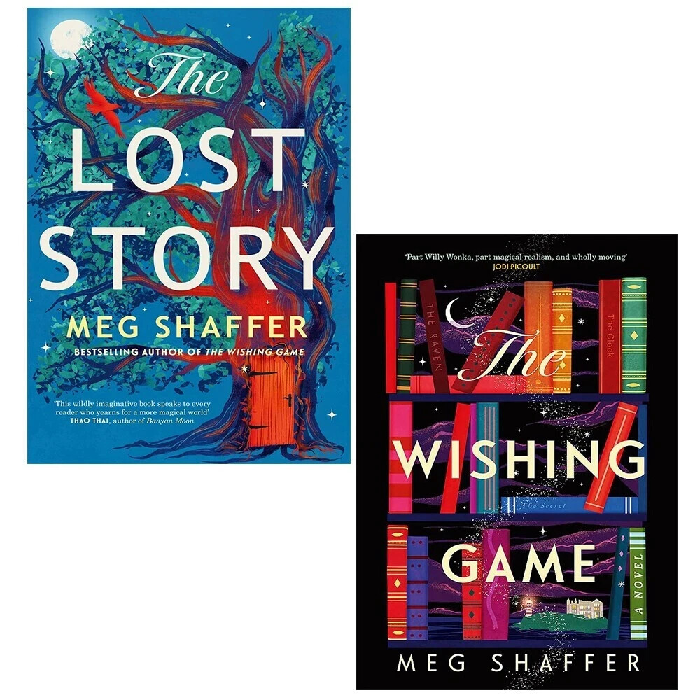 Meg Shaffer  2 Books Collection Set Lost Story (Hardcover), Wishing Game