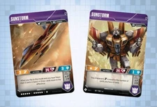 Transformers TCG 1X SUNSTORM - FUSION FLYER Rare RT T38/T40 Wave 1 - 2018 - WotC