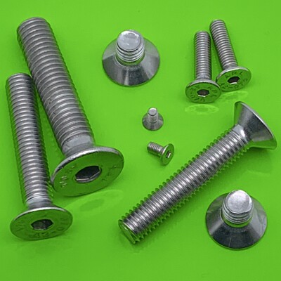 SENKKOPFSCHRAUBEN EDELSTAHL A2 V2A VA SENKSCHRAUBEN M3 M4 M5 M6 M8 M10 ISO 10642