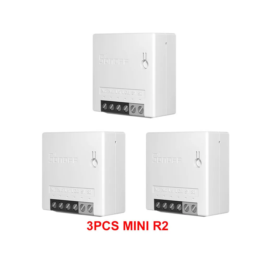 SONOFF MINIR2 Two-way DIY Smart Wifi Switch Small Body Remote Control via  eWeLink APP Support