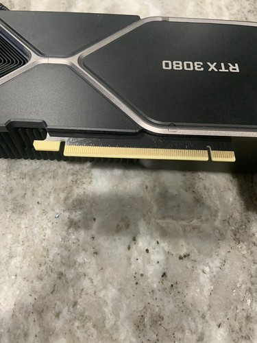 NVIDIA GeForce RTX 3080 Founders Edition 10GB GDDR6X Graphics Card -... - Picture 3 of 6