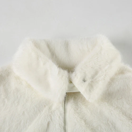 Wolliges Revers Taille Taille Oberteil Schlankmacher Langarm Pullover Patchwork Strickjacke - Bild 13 von 20