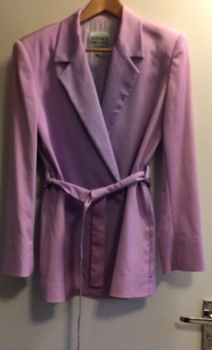 Versace Jeans Couture  2 Piece Lilac Ombre Wrap Jacket Trouser Suit 10/12 - Bild 3 von 22