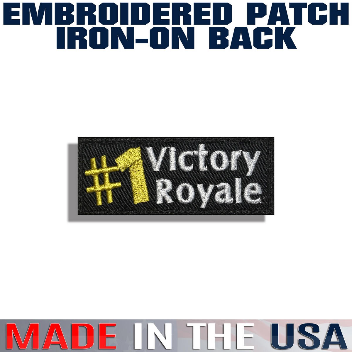 Victory Royale Embroidered Patch Fortnite Battle Royale Iron