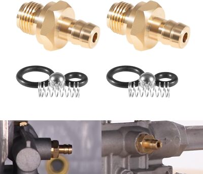 Chemical Injector Kit,Soap Injector for Pressure Washer,1/8In 27 Male BSP Thread