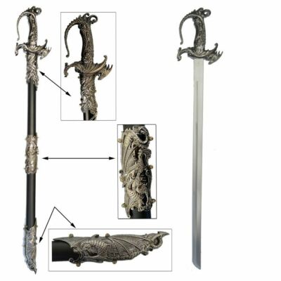 36'' LARGE Saint George Dragon Saber Fantasy Medieval Knight Sword BRAND NEW A