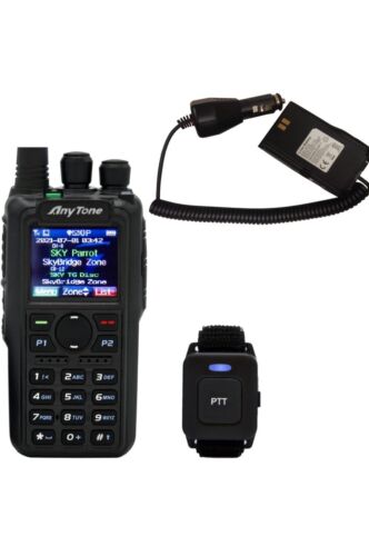 Radio HT commerciale double bande Anytone AT-D878UVII Plus DMR avec GPS, APRS, BT - Photo 1/5