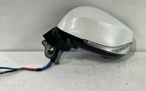 2017-2019 INFINITI Q60 LEFT SIDE VIEW DOOR MIRROR W/ CAMERA WHITE (QAB) # 98709