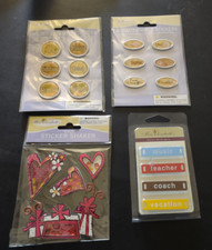MISS ELIZABETH'S SCRAPBOOK STICKERS NEW 4 SHEETS