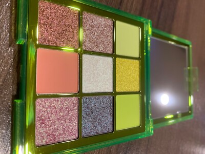 Huda beauty neon eyeshadow palette lidschattenpalette Glitzer Pigment Neon Farbe