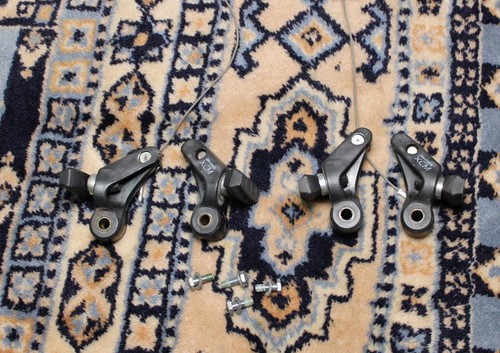 Vintage Dia Compe Cantilever Calipers XCM Front & Rear- MTB Touring Black Brakes