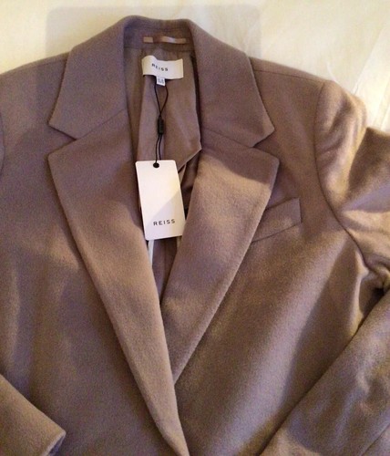 REISS - Abrigo de mezcla de lana para mujer TALLA 10 * Totalmente nuevo con etiquetas * Precio de venta sugerido por el fabricante £325.00 - Imagen 4 de 11