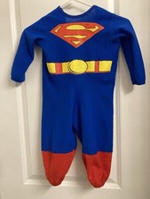 superman vintage 2000 toddler size 2-4 costume
