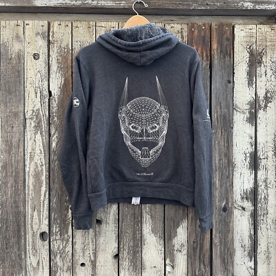 Injustice 2 DC NetherRealm Studios Video Game Promo Crew Zip Up Hoodie Rare M