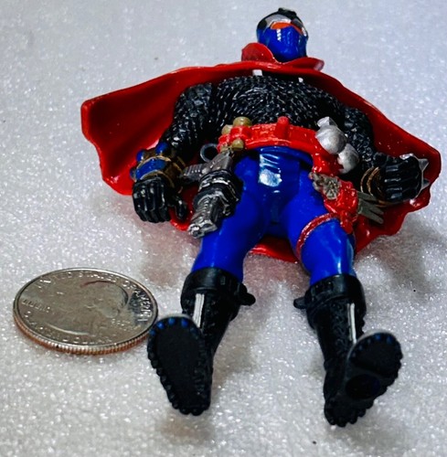 Black Scales Chap Mei Ninja Action Figure Vintage Dark Heroes 3,75" con mantello - Foto 8 di 9