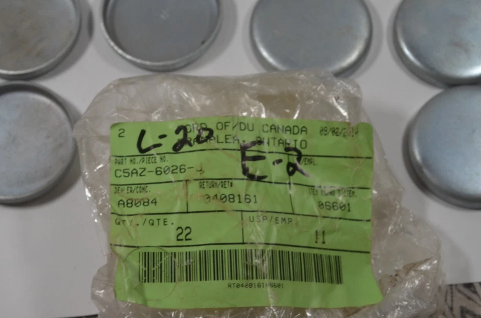 FORD MERCURY 1960-1980 NUEVO MOTOR NÚCLEO EXPANSIÓN TAPÓN ESCARCHA C5AZ-6026-J Foto 2 de 4