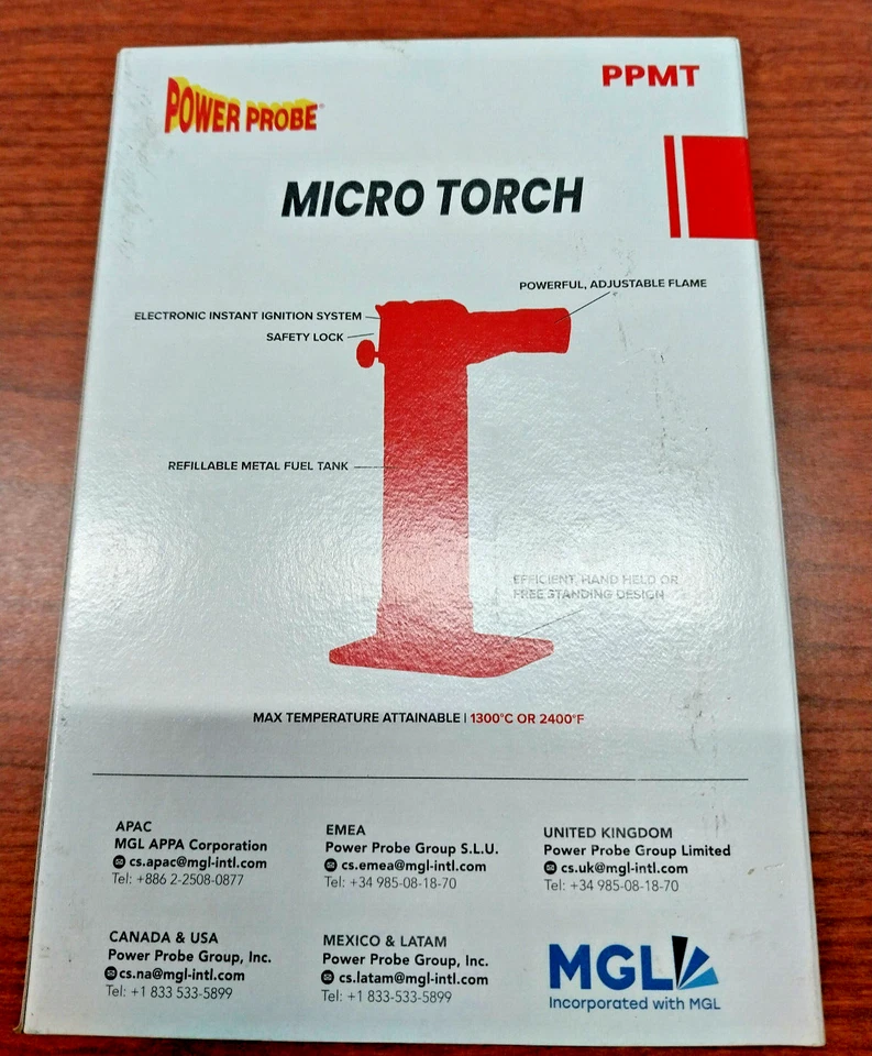 Nueva Micro Antorcha Power Pro Butano PPMT Foto 3 de 3