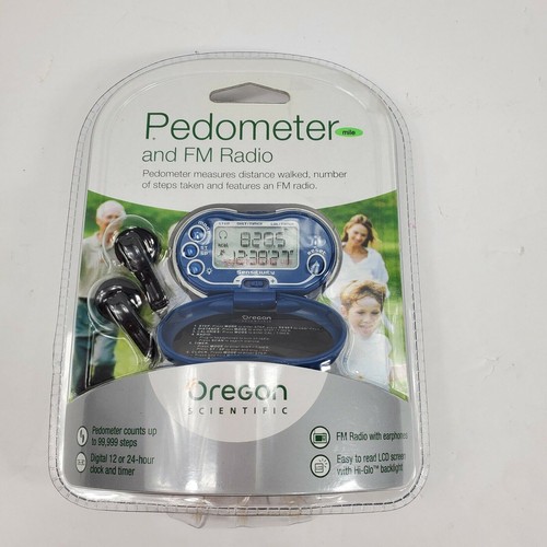 New In Package Oregon Scientific Digital Pedometer PE326 FM Radio Tuner ...