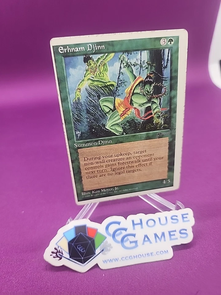 Erhnam Djinn Chronicles Arabian Nights Miscut Front Misprint MTG *CCGHouse* - Image 3 of 4