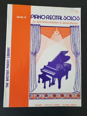 Piano Recital Solos by Bastien Level 4 Music Book | eBay
