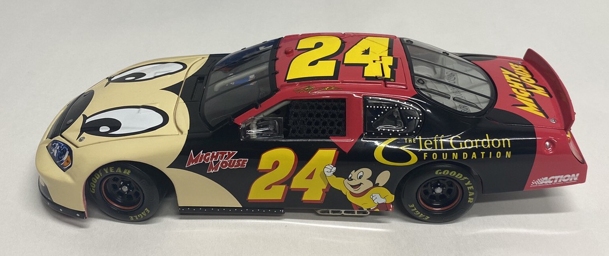 2006'JEFF GORDON 限定品 マイティマウス １/24スケール JEFF GORDON 2006 MIGHTY MOUSE FOUNDATION 1/24 ACTION